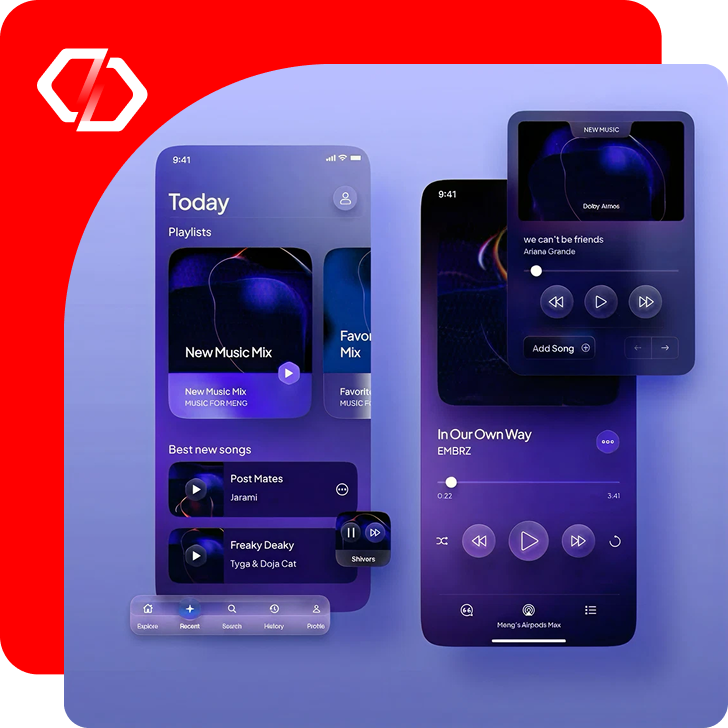 Mobile App of New Music Platform